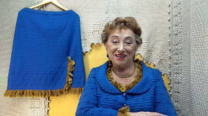 Костюм "Незабудка". Мастер-класс по вязанию крючком от О. С. Литвиной.