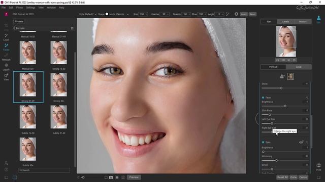 How to Retouch Portrait in ON1 Portrait AI 2023 смотреть онлайн