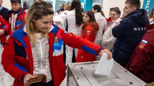 Боксёры приняли участие в выборах