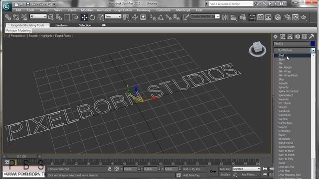 3D Studio Max Tutorial - Text and Logo Pt. 1 смотреть онлайн
