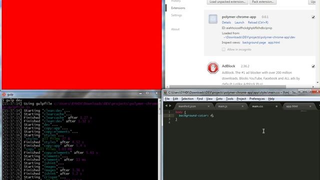 Live-reload for Polymer Chrome Apps смотреть онлайн