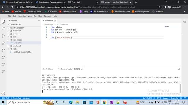 Docker image push to GCP Container registry смотреть онлайн