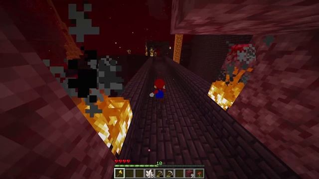 Beating Minecraft with Mario From Super Mario 64 смотреть онлайн