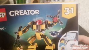 Обзор на Лего Creator 31090 Подводный робот!