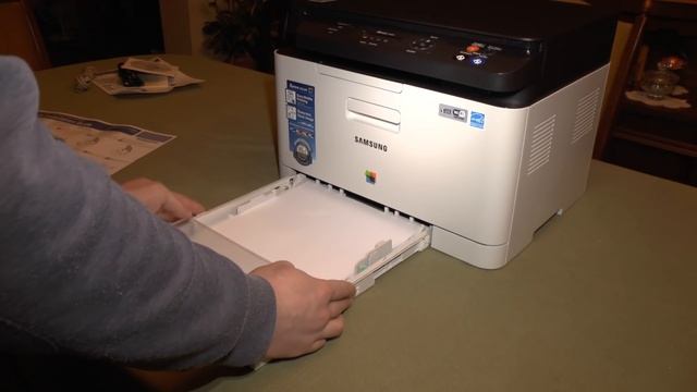 Samsung C480 Color Laser Printer Setup and Demo смотреть онлайн