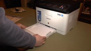 Samsung C480 Color Laser Printer Setup and Demo