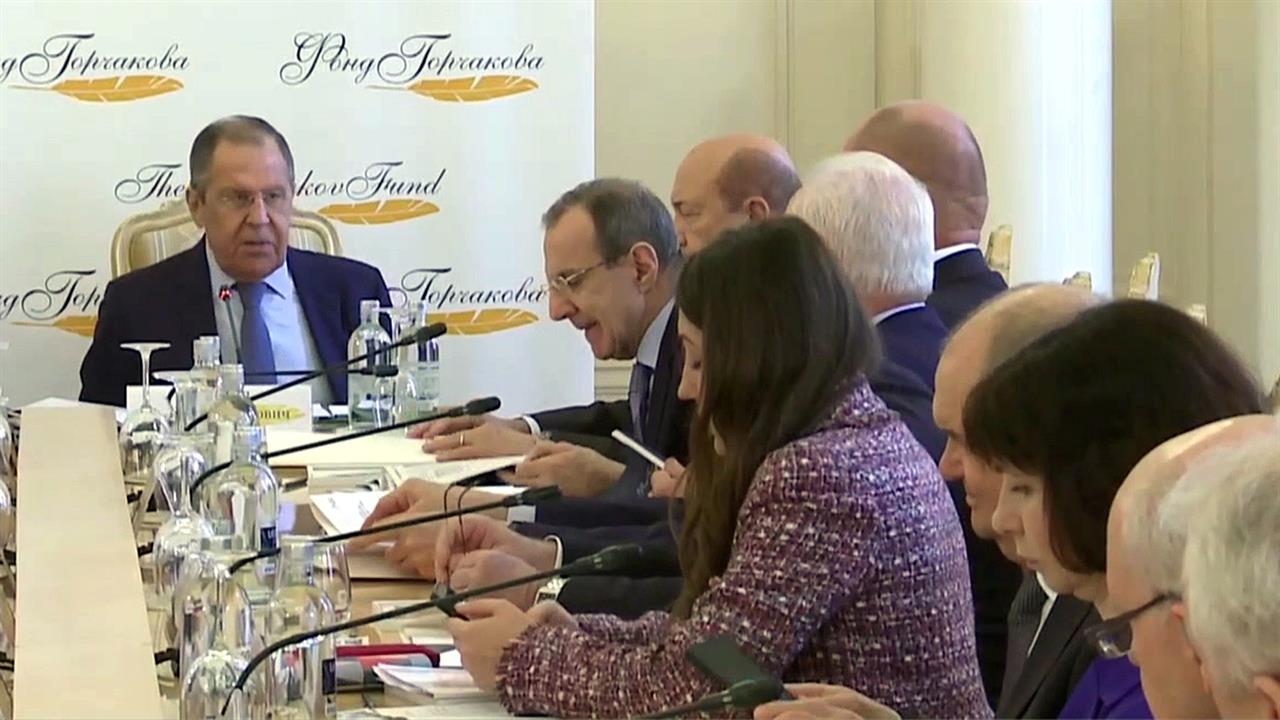 С.Лавров провел заседание Попечительского совета Фонда поддержки публичной дипломатии им. Горчакова.