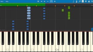 Как играть песню фнаф 3 на пианино