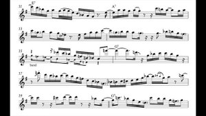 The Chicken - Maceo Parker Alto Sax TRANSCRIPTION