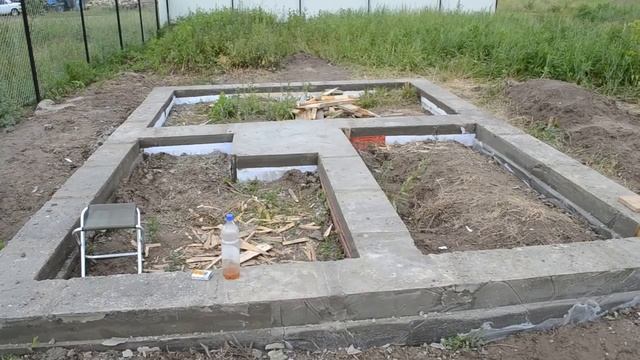 Ленточный малозаглублённый фундамент под баню. смотреть онлайн