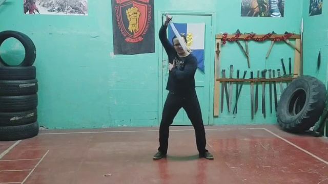 Кружок "Фехтование". Преподаватель Ахметгареев Р.Р. Урок 25. Разминка фехтовальщика 11. смотреть онлайн