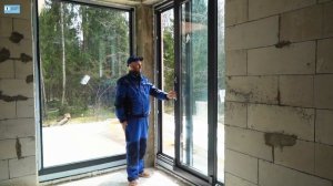 Панорамные ПВХ окна GEALAN в загородный дом