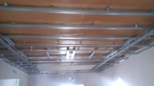 Делаю каркас под двухуровневый потолок из гипсокартона своими руками.Часть 1.