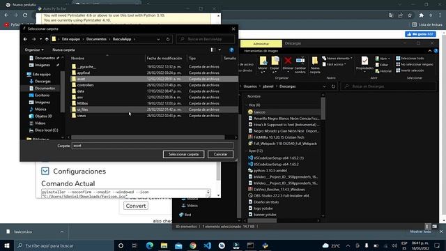 Crea tu .exe a partir de tu proyecto hecho en Python смотреть онлайн