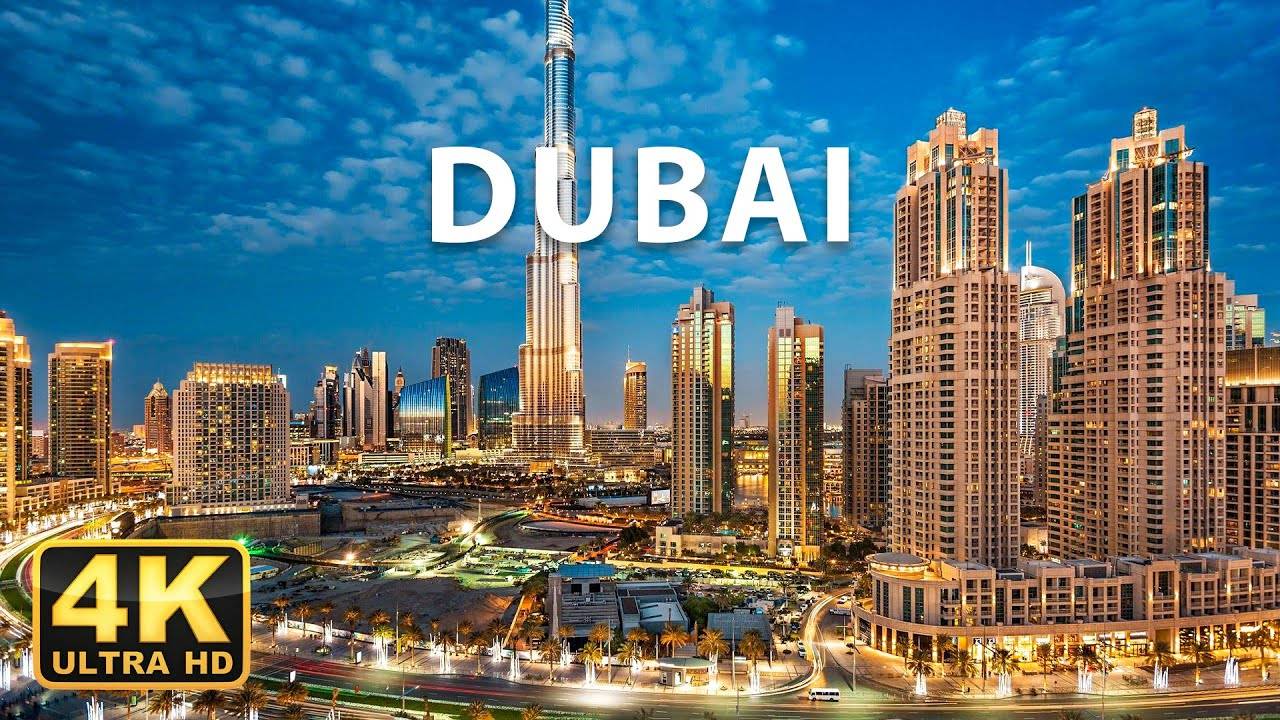 FLYING OVER DUBAI 4K UHD - Relaxing Music Along With Beautiful Nature Videos - 4K UHD TV