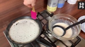 Протеиновые блинчики. Полезный завтрак, обед или ужин без сахара! 28 г белка в порции.