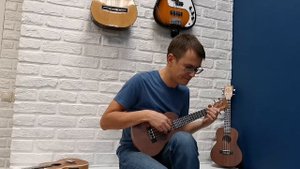 Старый клен на укулеле. Uculelecover