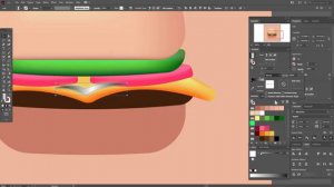РИСУЕМ МЯГКИЙ 3D БУРГЕР _ УРОК В ADOBE ILLUSTRATOR