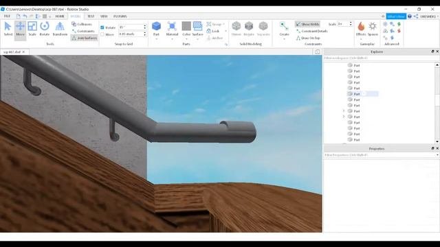 ROBLOX Studio | SCP-087 SpeedBuild - Часть 2