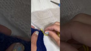 Невидимый боковой шов по лицевой глади на джемпере ∣ Как соединить вязаные детали ∣Как сшить вязани