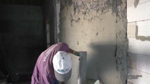 294. Монтаж железной банной печи. Клеим керамогранит. Печник Пинск.