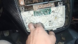 Fiat Punto 2009 замена ламп подсветки блока климата
