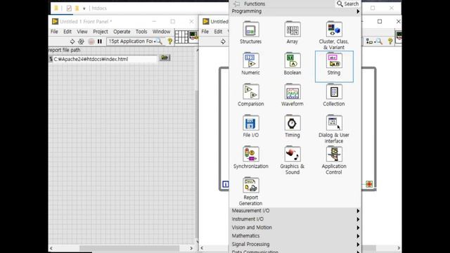 LabVIEW HTML report @ apache смотреть онлайн