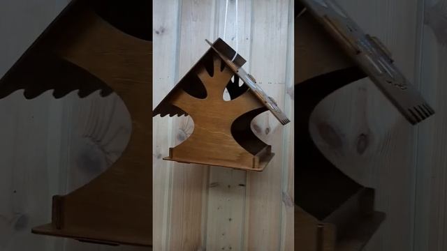 Кормушка для птиц #diy #cnc #изделияиздерева #своимируками #кормушка #птицы