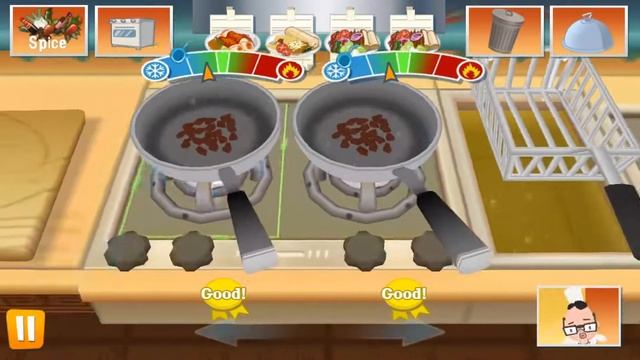 Order Up! To Go! Android Gameplay El Fuego Restaurant смотреть онлайн