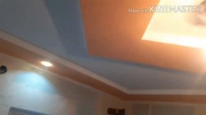 #РЕМОНТ#КВАРТИРА#ОТДЕЛКА#Жидкий#Обои Гипсокартон фигурный и жидкий обои стена своим руками.