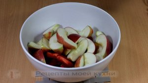Отличный легкий ужин. Запеченная курица с яблоками и сладким перцем