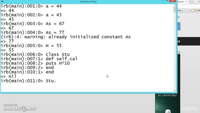 141 Learn python and ruby programming:- Constants смотреть онлайн