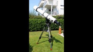 8 Zoll Refraktor Selbstbau auf Skywatcher EQ8 - selfmade 8 inch Refractor with Skywatcher EQ8