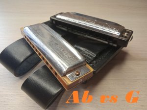 Hohner Blues Harp MS Ab C and Tombo Lee Oscar G (russian review) Обзор и сравнение