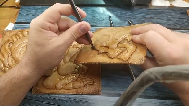 Тиснение кожи | Инструмент для резьбы по коже | Знакомимся - прямой бевелер