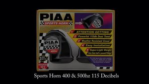 Сигналы звуковые PIAA SPORTS HORN 400/500Hz 112 dB