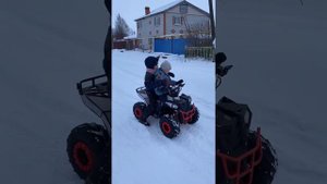Купил сыну квадроцикл wels evo m