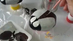 Роспись камней-Божья коровка/Рисуем акриловыми красками на камнях/ Как раскрасить камни/ Сама Я mk