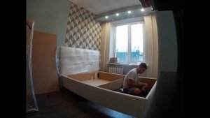 СБОРКА КРОВАТИ Beatrice из HOFF. Инструкция. Как собрать кровать. Timelapse