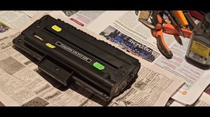 Заправляем картридж Samsung SCX-4100/4200/4220 (1 способ).
