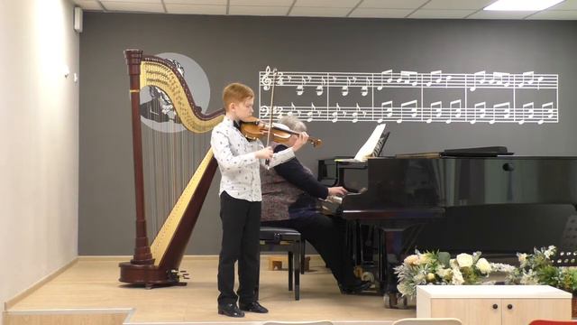 Нефедов Миша. 3 класс. Ф.Зейц. Концерт для скрипки G-dur, II и III чч. смотреть онлайн