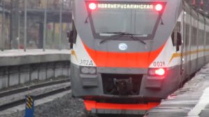 Электропоезд ЭП2Д-0029 ЦППК станция Москва-Курская 31.12.2017