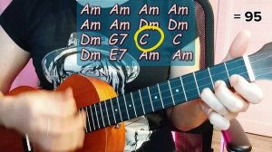 "ЧЕРНЫЙ КОТ" — АККОРДЫ НА УКУЛЕЛЕ. Тренируемся и играем! ("Браво", Жанна Агузарова)