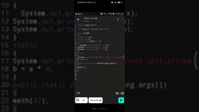 Static block static variable and static methods in java