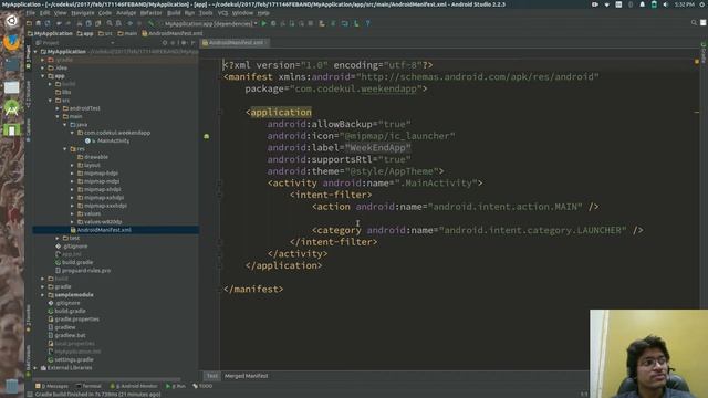Android Tutorial 2019 - Working with Manifest File in Android смотреть онлайн