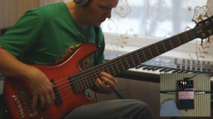 Bass guitar solo - Improvisation 4 - Warwick Streamer LX-6 + Boss RC-3 (Соло на бас-гитаре)
