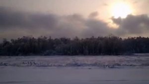 Рено Колеос, езда по снегу .3gp