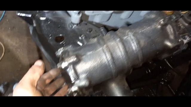 Установка ГУРа Зил на Газ 53 Переоборудование ГАЗ 53 в дизель самосвал Часть 3 смотреть онлайн