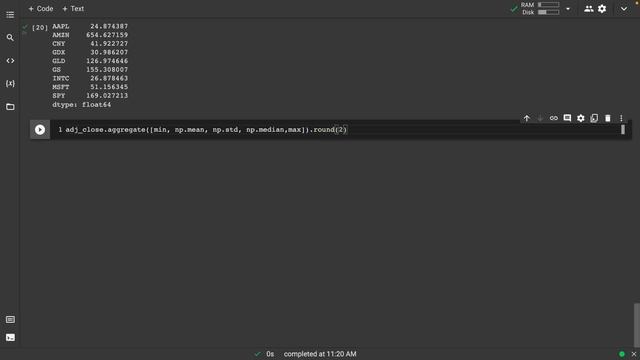 Financial Data with Python