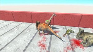 Impossible Maze - Triceratops Trio ARBS | Animal Revolt Battle Simulator